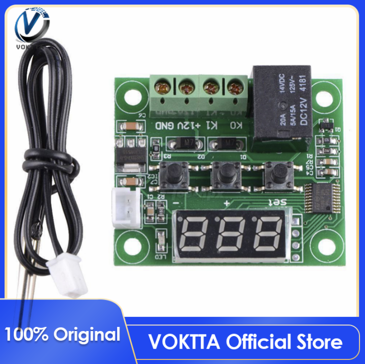 Original VOKTTA W1209 Blue LED Digital Temperature Controller Board