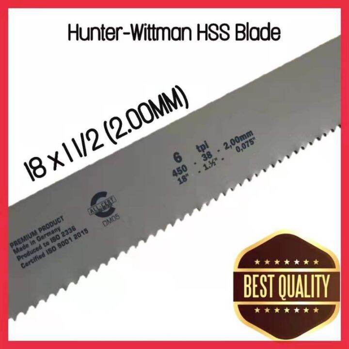 Original Hunter Wittman Hacksaw Blade Tari Making Germany Made Lazada PH