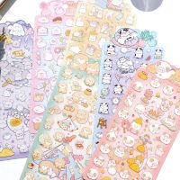 Korean Import Original NEKONI Kawaii Mini Animals PVC Waterproof Stickers Scrapbooking Diy Journal Sticker Sheet Deco Aesthetic Stickers Labels