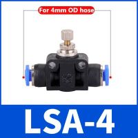 OEK-Pneumatics Air Throttle Valve Speed Control Quick Hose Tube Water Fitting Connector Pneumatic Fittings Adjust 4mm 6mm 8mm 10mm