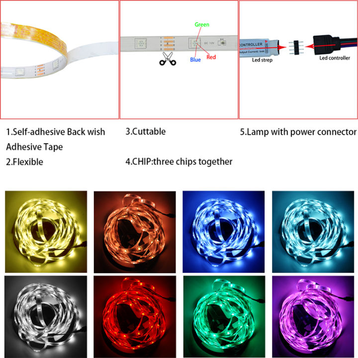 sound-sensing-led-strips-light-5050-waterproof-decoration-ribbon-night-lighting-infrared-remote-control-flexible-background-lamp