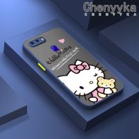 Chenyyka เคสปลอกสำหรับ OPPO R15 R15 Pro กรณี R17การ์ตูนน่ารักคิตตี้แมวฝ้าใสฮาร์ดโทรศัพท์ปลอกเด็กผู้หญิงกันกระแทกซิลิโคนเต็มปกหลังกล้องป้องกันกรณี