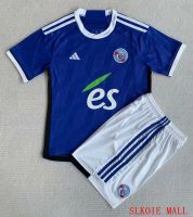 Jersey Bola Home Strasbourg 23/24ชุดเจอร์ซี่ฟุตบอลคุณภาพไทยสำหรับผู้ใหญ่และเด็ก