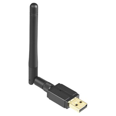 1 Set 100M External Antenna USB Bluetooth 5.3 Adapter USB Bluetooth Transmitter Receiver (Black)