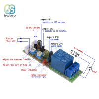 5V 24V DC Infinite Cycle Delay Timing Timer Relay ON OFF Switch Loop Module Trigger JK11