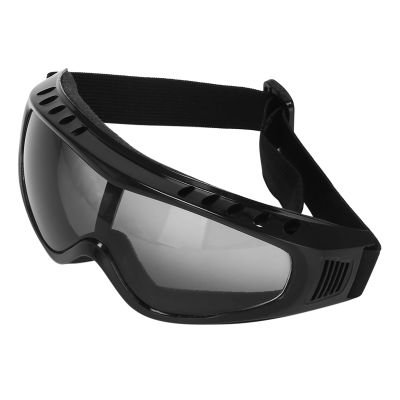 Goggles Clear Glasses Wind Dust Protection Motorcycle, Black