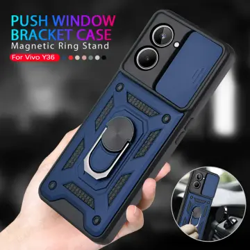 For Vivo Y36 Case Car Magnetic Ring Stand Armor Cover Vavo Vovi Y 36 36Y  VivoY36