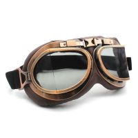 ∏▬ กลางแจ้ง Retro รถจักรยานยนต์ Goggles Motocross แว่นตากีฬาจักรยานสกปรกสำหรับ Harley Moto ATV ป้องกันแว่นตา UV Protection