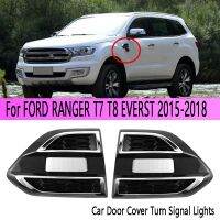 1Set Car Door Cover Turn Signal Lights LED Daytime Running Light Day Lights for FORD RANGER T7 T8 EVERST 2015-2018