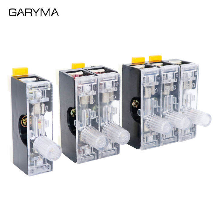 6X30mm Glass Fuse Holder FS101 Din Rail Mount Single Pole 6*30 Fuse