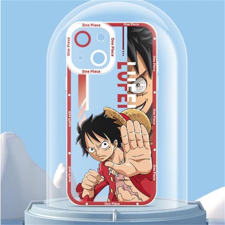 เคสสำหรับ-iphone-11-12-13-14-pro-max-6-6s-7-8-plus-13-mini-xr-se-2022อะนิเมะเรื่องวันพีช-luffy-zoro-tpu-ใสนุ่มน่ารักกล้องสี่เหลี่ยมซิลิโคนเย็นป้องกันการตก