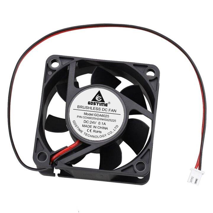 100-pcs-lot-gdstime-6025-60mm-60x60x25mm-6cm-dc-24v-2pin-machine-power-motor-exhaust-brushless-computer-case-cooling-cooler-fans-cooling-fans