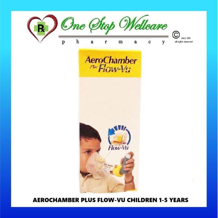 AEROCHAMBER PLUS FLOW-VU FOR CHILDREN 1-5 YEARS (YELLOW) | Lazada