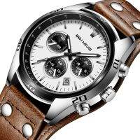 ₪❀◘ Ben Nevis Men Watches 2020 Luxury Brown Leather Band Calendar Display Quartz Wrist Watch Male Clock