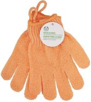 ถุงมือขัดผิวกาย THE BODY SHOP BATH GLOVES สีส้ม ช่วยทำความสะอาดผิวพร้อมขัดผิวอย่างอ่อนโยนไปในตัว