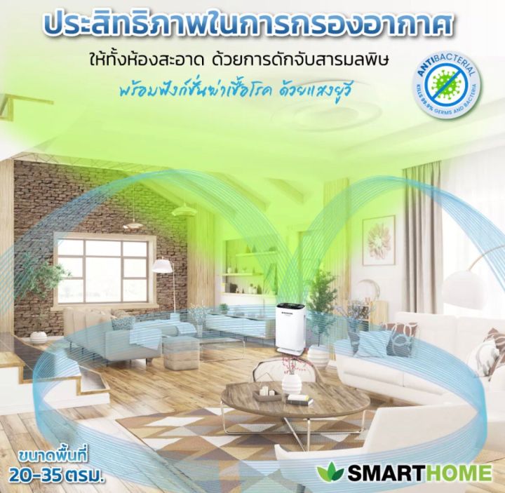 เครื่องฟอกอากาศ-air-purifier-smart-home-รุ่น-ap-180uv-รับประกันนาน-3-ปี