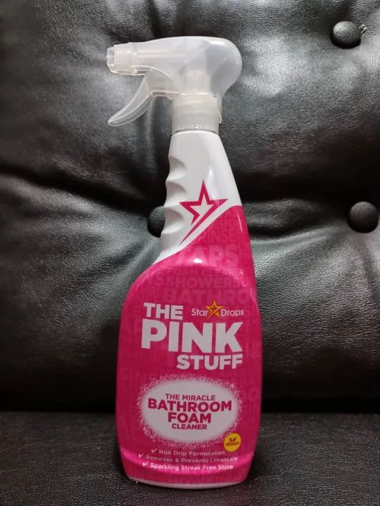 Star Drops The Pink Stuff Bathroom Foam Cleaner (750mL) Made in UK