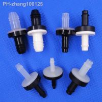 4/6/8/10mm One Way Valve Non-Return Vavles PP/ABS/PA66 Plastic Check Valve For Water Air Oil Gas Aquarium Medical Bathroom