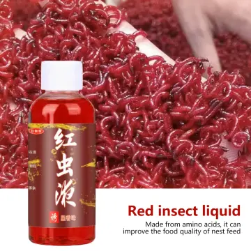 Fishing bait additive - concentrated red worm liquid, attractive