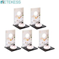 5Pcs Retekess TD024 Mechanical Desktop Cards For Wireless Restaurant Pager Call Button Customer Service Waiter Hookah Cafe