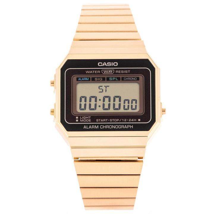 Casio Retro A700WG-9A A700WG-9 A700WG-9ADF Digital Gold Stainless Steel ...