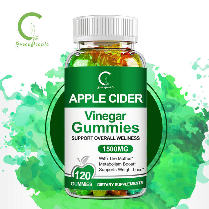 GPGP GreenPeople Apple Cider Vinegar Gummies Ketone Diet Fat Burner
