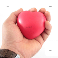 HONG 1 x Heart shaped การออกกำลังกายความเครียดความเครียดบีบยางยืดหยุ่นนุ่มโฟมบอล