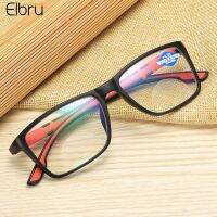 Elbru Anti-blue Light Reading Glasses Fashion Flexible Multifocal Presbyopic Glasses Ultralight Computer Goggle 1.0 1.5 2 2.5 4