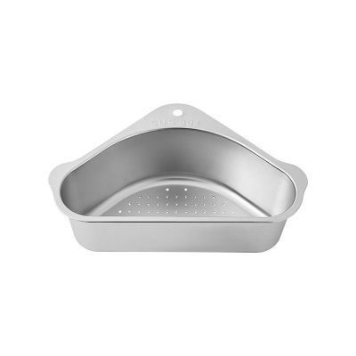 【CC】 Sink drain basket 304 stainless steel kitchen sink filter triangular hanging