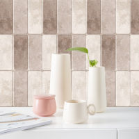 Peel And Stick วอลล์เปเปอร์ Beige Light Brown Brick Self-Adhesive 3D วอลล์เปเปอร์สำหรับห้องนอนห้องนั่งเล่นผนัง Home Decor Sticker