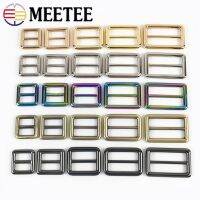 4/10pc Meetee 20/26/32/38/50mm Tri-Glide Slider Adjust Metal Buckles for Backpack Web Strap DIY Bag Belt Leather Craft Accessory