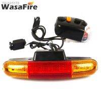 ✟☽❁ WasaFire 7 LED Bicycle Turn Signal Light with Horn MTB Front Rear Lights Bike Directional Brake Lights Cycling Taillight Lamp