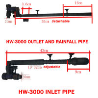 Sunsun Inlet Hujan Paip Akuarium Aksesori Penapis Luaran Dia 20Mm Bahagian Asal untuk Ikan Hw-3000กระป๋อง