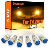 Zoomsee Canbus สำหรับโตโยต้า RAV4 MK 1 2 3 4 5 1994-2020ไม่มีไฮเปอร์แฟลชข้อผิดพลาดอัตโนมัติ LED ด้านหน้าด้านหลังเลี้ยวไฟแสดงสถานะหลอดไฟ