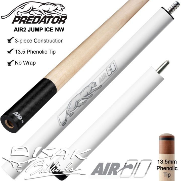 Predator Air II Ice NW Jump Cue Sport Wrap Stick Billiard Bola