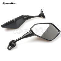 R QIANKONG Motorcycle Scooters Racer Rearview Side View Mirror For KAWASAKI ZX636R ZX6R ninja 250 300 650 Hyosung GT250R