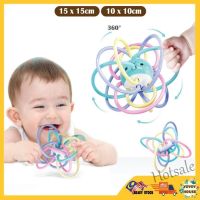 【hot sale】 ♛☬ C01 Yoyoy Baby Toy ther Hand Ball Manhattan Balls Handbell Soft Rattles Gigitan Bola Mainan Bayi yoyoy house