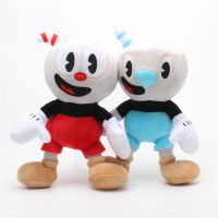 【LZ】■┇  Jogo Aventura Cuphead Brinquedo de pelúcia para crianças Mugman The Devil Bonecas Lendárias Cálice Presente 25cm