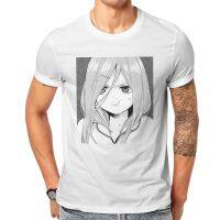 High Quality O-Neck 100 Cotton Miku Nakano Pouting - The Quintessential Quintuplets T-Shirt Serail Experiments Lain Sad Sleeve