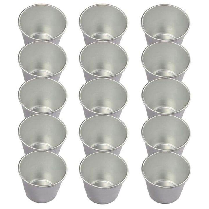 15 Pack Pudding Moulds, Non Stick Pudding Cups Egg Tart Mold,Sturdy