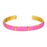 【YF】♂✌❃  Size Design Colorful Enamel Bangles Jewelry for Cuff