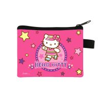 ۞℗❂ Sanrio Hello Kitty Women Mini Coin Purse Zipper Short Wallet Card Holder Case Clutch Change Bag Childrens Wallets Change Holder