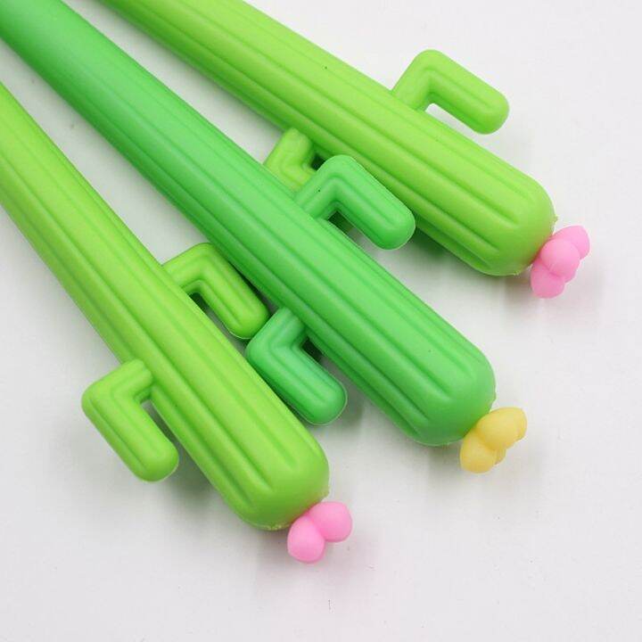 jonvon-satone-20-pcs-cute-creative-cactus-gel-pens-stationery-gift-gel-pen-wholesale-black-ink-office-school-supplies-tools-gift