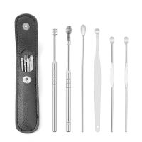 Minifit Ear Cleaner Wax Removal Tool Earpick Sticks Curette Earwax Ear pick Spoon For Ear Cleaning Ear Cleanser Kit Health Care Health Accessories