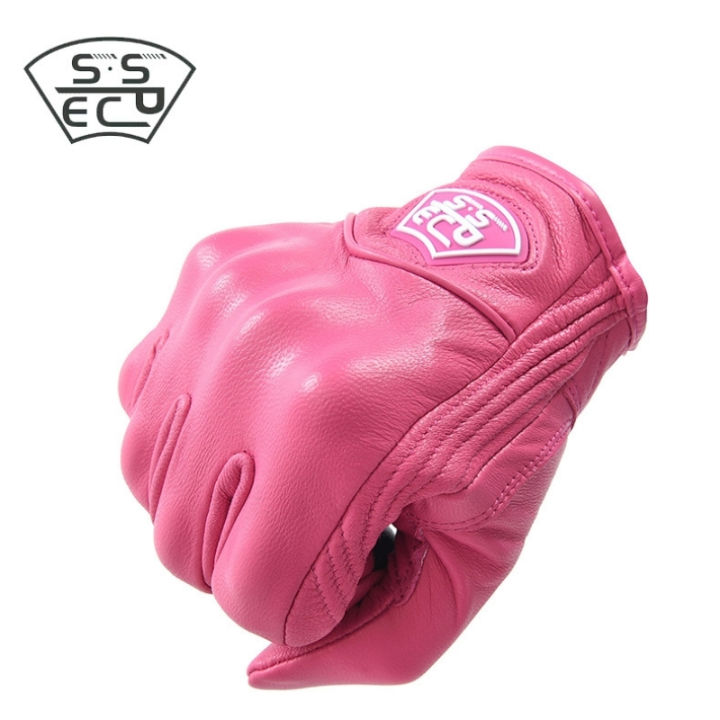 motorcycle-women-gloves-pink-leather-motocross-gloves-vintage-full-finger-wearable-motorbike-gloves-motorcyclist-touch-screen