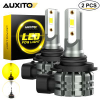 AUXITO 2Pcs 9006หมอกไฟหลอดไฟ Hb4 9005 Hb3 H8 H11 Canbus ไม่มีข้อผิดพลาด6500K 3000K Golden Daytime Running โคมไฟ DRL Led รถโคมไฟ