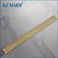 【hot】！ KEMAIDI Plated Invisible Floor Drain Rectangle Type 700 x 65mm Linear Shower Srainer