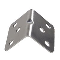 ♗✑ 10x Corner Fasteners Protector Connector Support Stainless Steel Fixing Right Angle Brackets for Cabinet Table