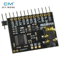 diymore PCM5102A โมดูลสำหรับ Raspberry Pi PHAT เสียงการ์ด I2S อินเทอร์เฟซ PCM5102 DAC โมดูล24เสียงที่มีแจ็คสเตอริโอ Beyond ES9023 PCM1794