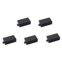 5X Plastic Sealed Humbucker Pickup Cover Fit SQ ST Pickup Guitar Parts (Black)